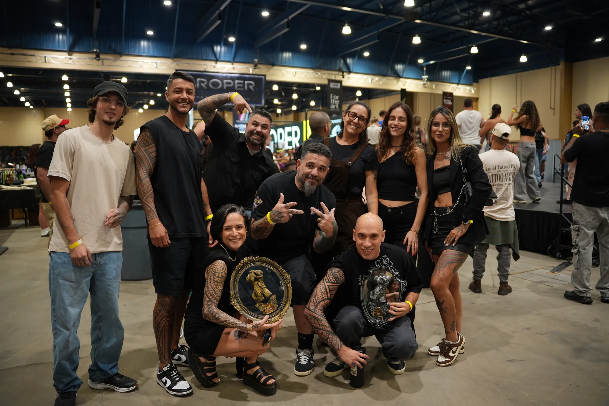 The Orlando Sharks team at Orlando Tattoo Show